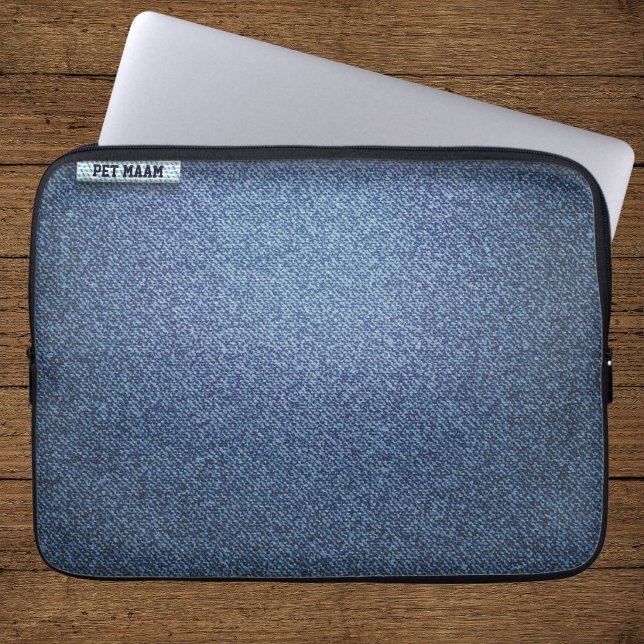 Capa Para Notebook Calça Jeans Azul Falso Amante de Gato Maam Moderna (Criador carregado)