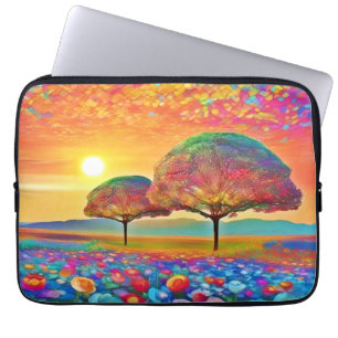 Capa Para Notebook Caleidoscópio da Natureza Sunset