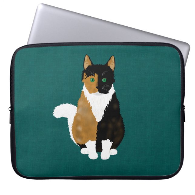 Capa Para Notebook Calico Cat Eletrônicos Bag (Frente)
