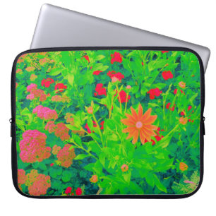 Capa Para Notebook Cama de Flor Psicodélico