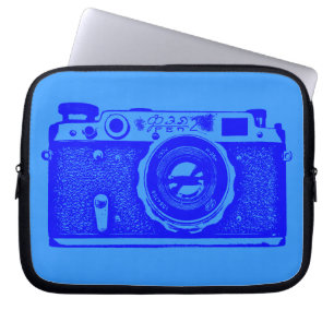 Capa Para Notebook Câmera do russo - máscaras do azul