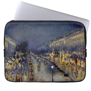 Capa Para Notebook Camille Pissarro - Boulevard Montmartre à Noite