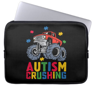 Capa Para Notebook Caminhão Monstro de Conscientização do Autismo Esm