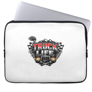 Capa Para Notebook Caminhão Vida Grunge Envelhecido Caminhoneiro Chro