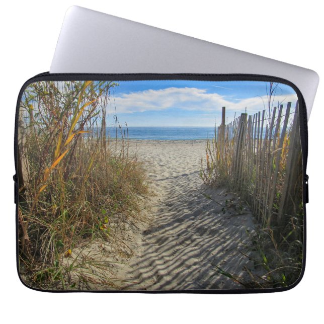 Capa Para Notebook Caminho até a praia (Frente)