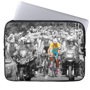 Capa Para Notebook Camisa Amarela do Tour de France Pelotão Corrida d