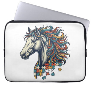 Capa Para Notebook Camisa Colorida Peça de Cavalo Vintage Engraving T