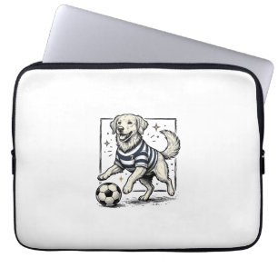 Capa Para Notebook Camisa com Gravação de Cachorro de Futebol Antigo