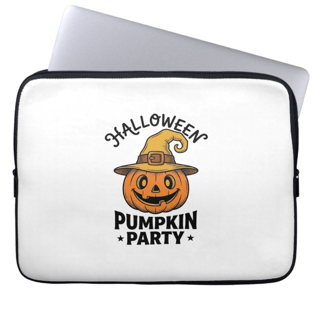 Capa Para Notebook Camisa de Abóbora de Halloween Chapéu de Bruxa Vin (Frente)