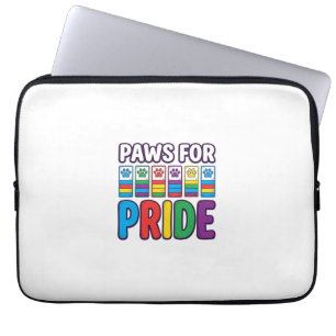 Capa Para Notebook Camisa de Amante de Animal com Impressão de Pata A