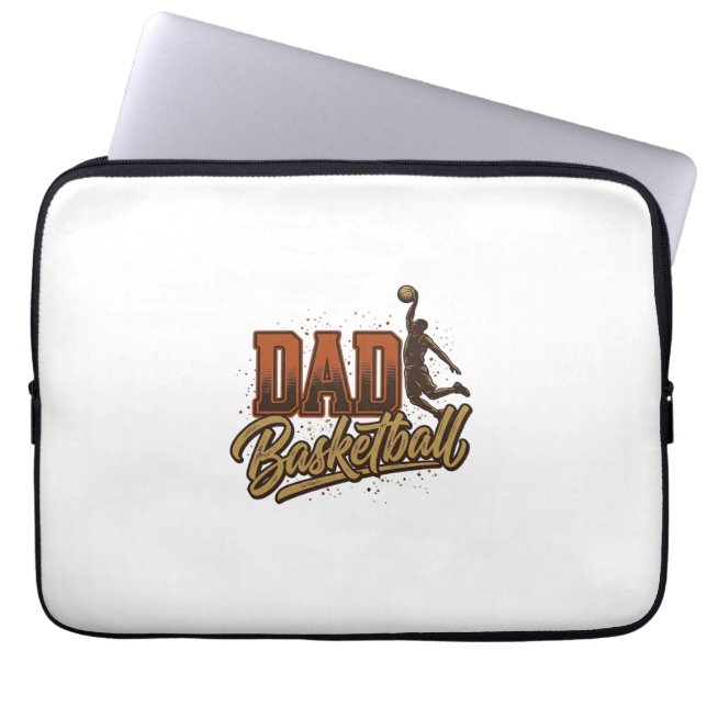 Capa Para Notebook Camisa de Basquete do Papai com Desenho de Gravaçã (Frente)