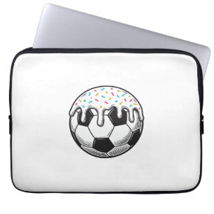 Capa Para Notebook Camisa de Bola de Futebol com Glacê Pingando Vinta