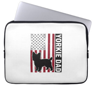 Capa Para Notebook Camisa de Cachorro com Gravação Vintage Patriótica