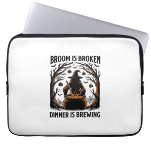 Capa Para Notebook Camisa de Cozinha de Bruxa Design de Caldeirão Eng