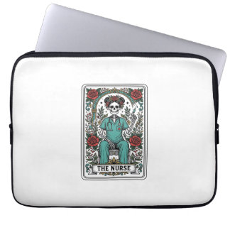 Capa Para Notebook Camisa de desenho de carta de tarot de enfermeira 