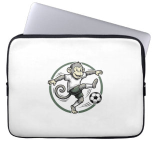 Capa Para Notebook Camisa de Desenho de Jogador de Futebol Macaco Vin