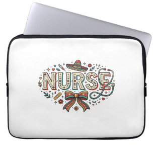 Capa Para Notebook Camisa de Enfermeira Festiva com Desenho de Gravur