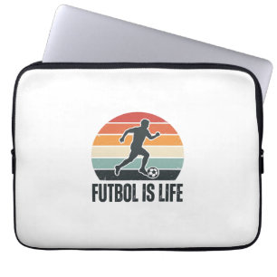 Capa Para Notebook Camisa de jogador de futebol vintage Futebol é Vid