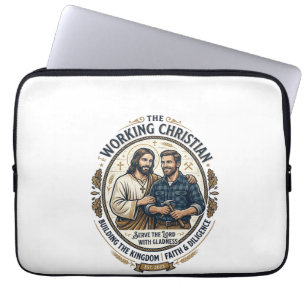 Capa Para Notebook Camisa de Ofícios de Construção de Jesus Gráfico C