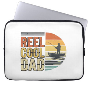 Capa Para Notebook Camisa de pesca vintage do pai muito fixe Design_1