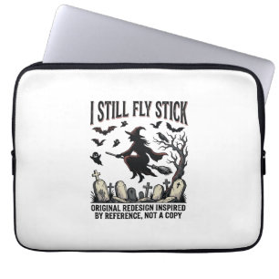 Capa Para Notebook Camisa de Punheta de Bruxa Engraçada Vintage Hallo