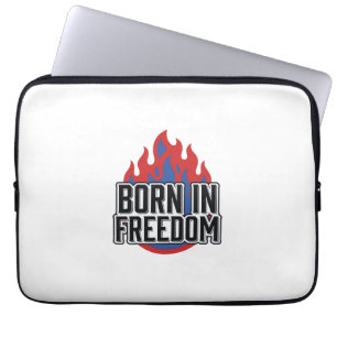 Capa Para Notebook Camisa Desi de Gravura Vintage Chama da Liberdade