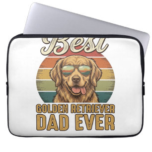 Capa Para Notebook Camisa do pôr do sol vintage do Papai Retriever Do