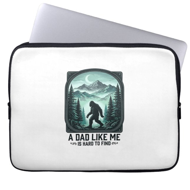 Capa Para Notebook Camisa engraçada do pai do Pé Grande com gravação  (Frente)