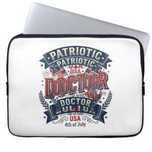 Capa Para Notebook Camisa Patriótica do Dia 4 de Julho Vintage Design