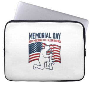 Capa Para Notebook Camisa Patriótica do Soldado Heróis Caídos do Dia