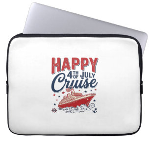 Capa Para Notebook Camisa Patriótica Vintage Cruzeiro Feliz 4 de Julh