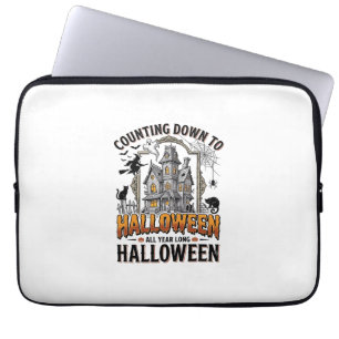 Capa Para Notebook Camisa Pronta para o Halloween Casa Assombrada Vin