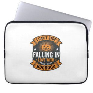Capa Para Notebook Camisa Vintage de Abóbora de Halloween se Apaixona