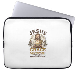 Capa Para Notebook Camisa Vintage de Boliche Jesus Gráfico Cristão_1