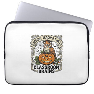 Capa Para Notebook Camisa Vintage de Escola de Abóbora de Coruja de P