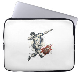 Capa Para Notebook Camisa Vintage de Futebol com Design Gráfico de Da