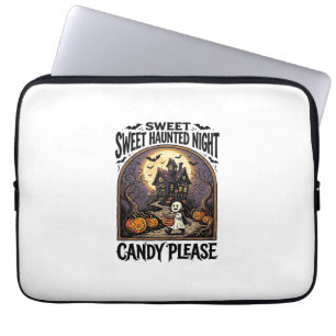 Capa Para Notebook Camisa Vintage de Halloween Noite de Doces Casa As