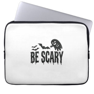 Capa Para Notebook Camiseta Assustadora de Morcego Fantasma Vintage d