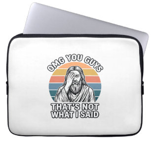 Capa Para Notebook Camiseta de Gravura Vintage Citação Retro Facepalm