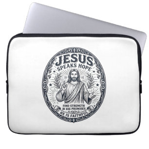 Capa Para Notebook Camiseta de Inclusão da Comunidade Surda ASL Jesus