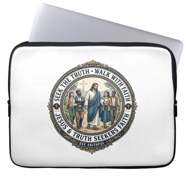Capa Para Notebook Camiseta de Teologia Nerd de Apologética de Jesus  (Frente)
