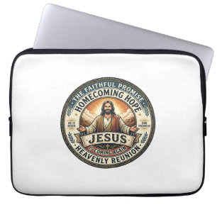 Capa Para Notebook Camiseta Esposa Militar de Jesus Esperando Marido 