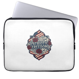Capa Para Notebook Camiseta Gráfica Vetorial Jardim Rústico Patriota_