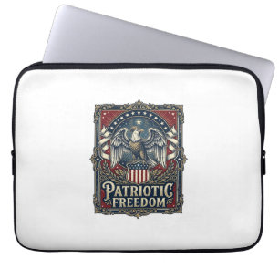 Capa Para Notebook Camiseta Gráfica Vetorial Patriota Olhando Estrela