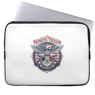 Capa Para Notebook Camiseta Gráfica Vetorial Patriótica Costeira Espo