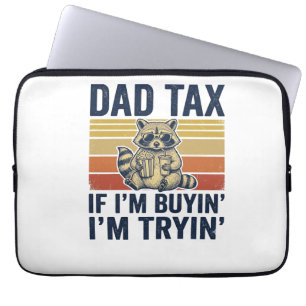 Capa Para Notebook Camiseta Gráfica Vintage de Guaxinim do Imposto do