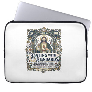 Capa Para Notebook Camiseta Humor Relacionamento Cristão Encontro Jes