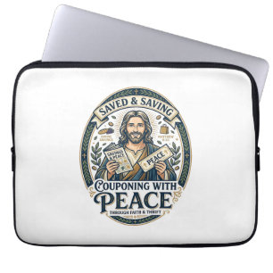 Capa Para Notebook Camiseta Jesus Cupom Brechó Frugal Fé Baseado Desi