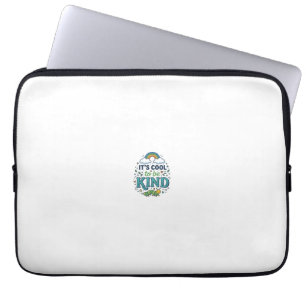 Capa Para Notebook Camiseta Legal Ser Gentil Lagarta Arco-íris Design