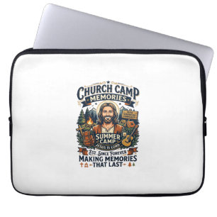 Capa Para Notebook Camiseta Nostalgia VBS Jesus Church Camp Baseada n